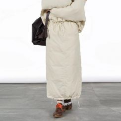 Fashionable H Shaped Down Long Skirt