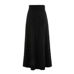 2Pcs Fall Winter Knitted Long Skirt