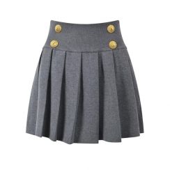 Ladies Temperament Casual Pleated Short Skirt